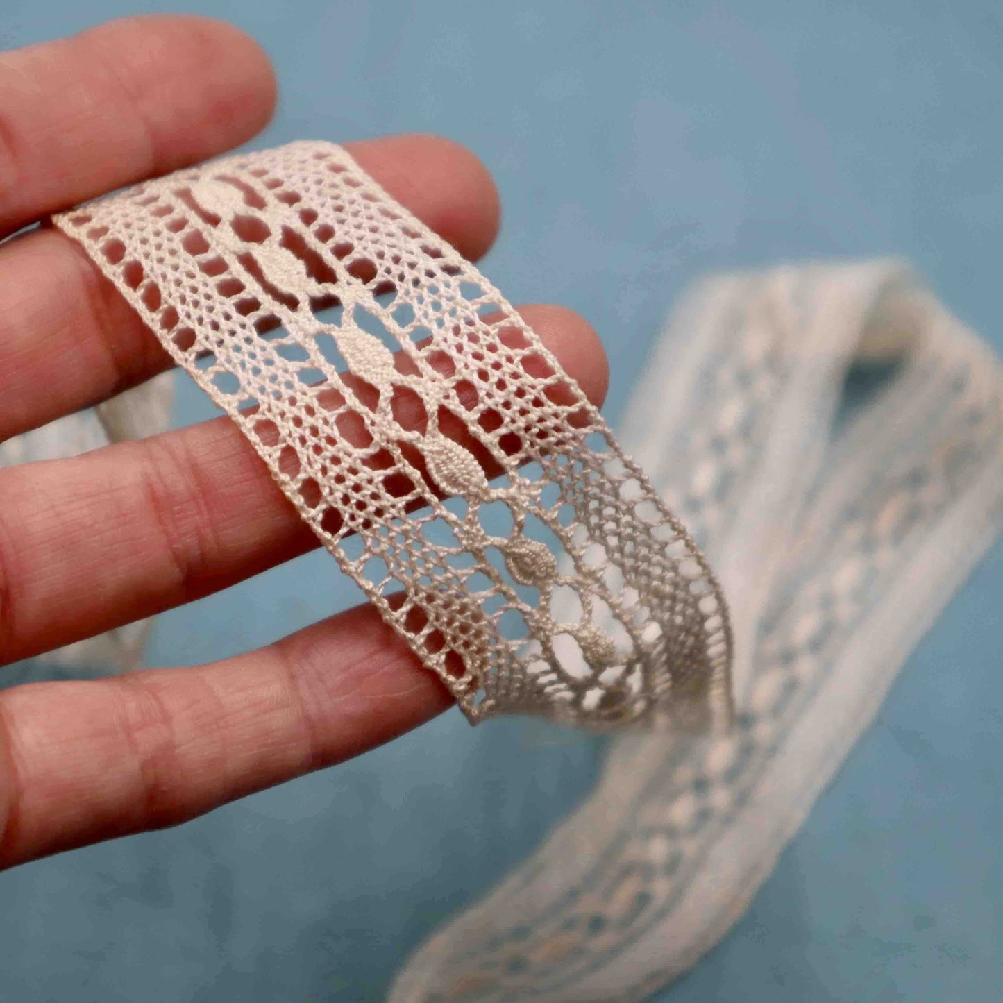 Cotton Bobbin Lace Trim - Bobbins&Needles