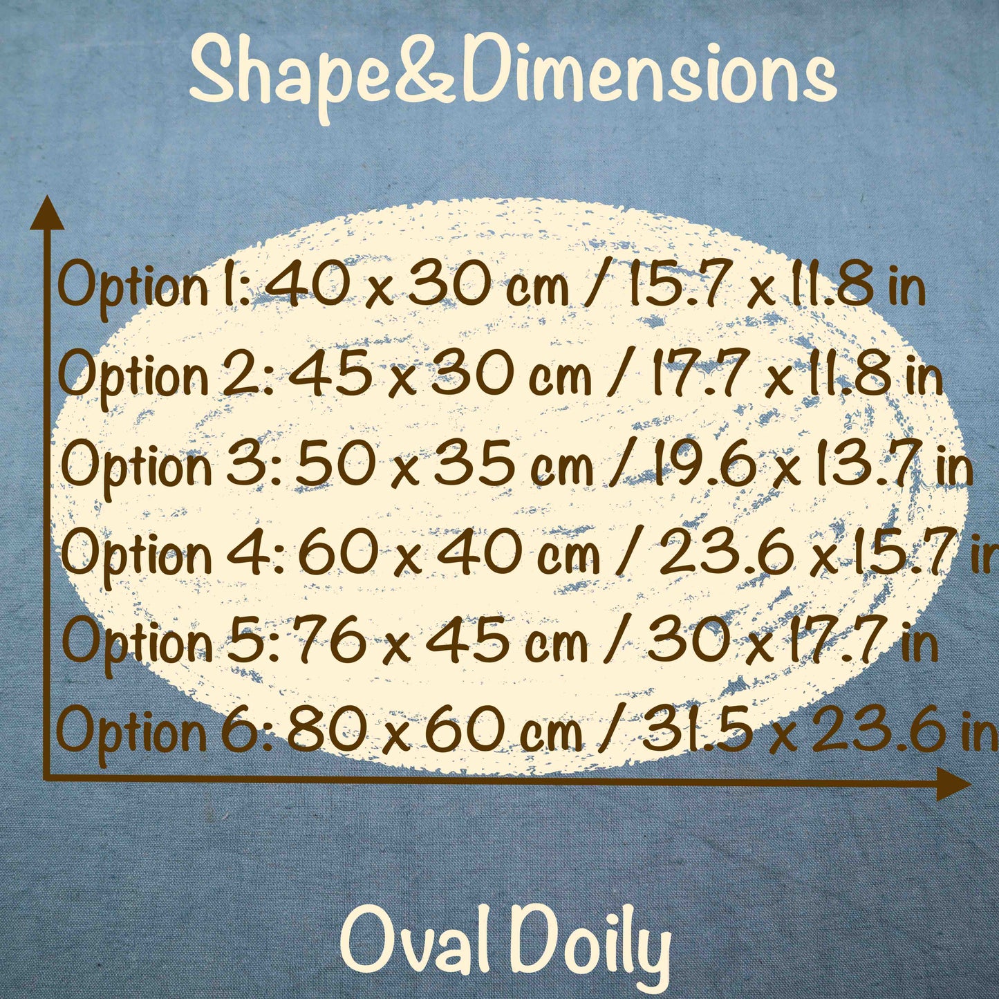 French Oval Doily Lace Handmade in Linen - Bobbins&Needles