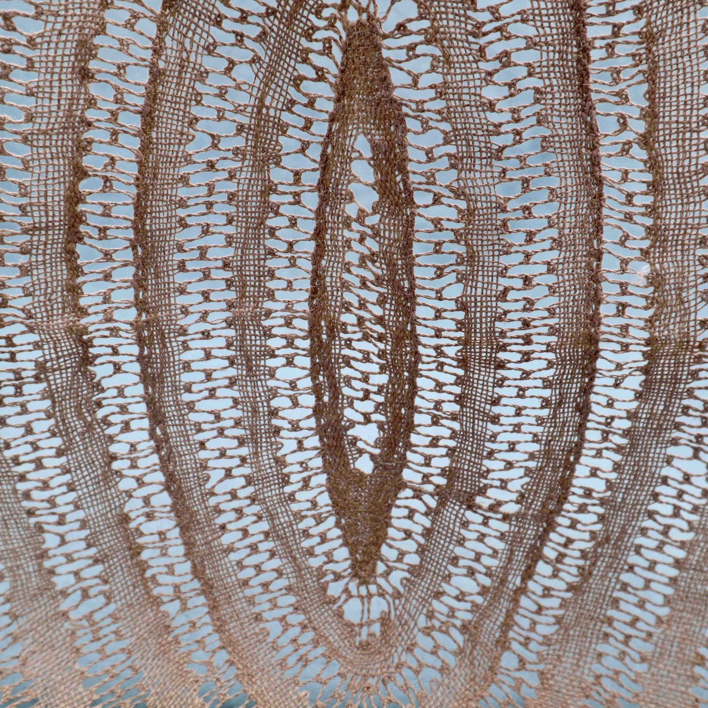 French Oval Doily Lace Handmade in Linen - Bobbins&Needles