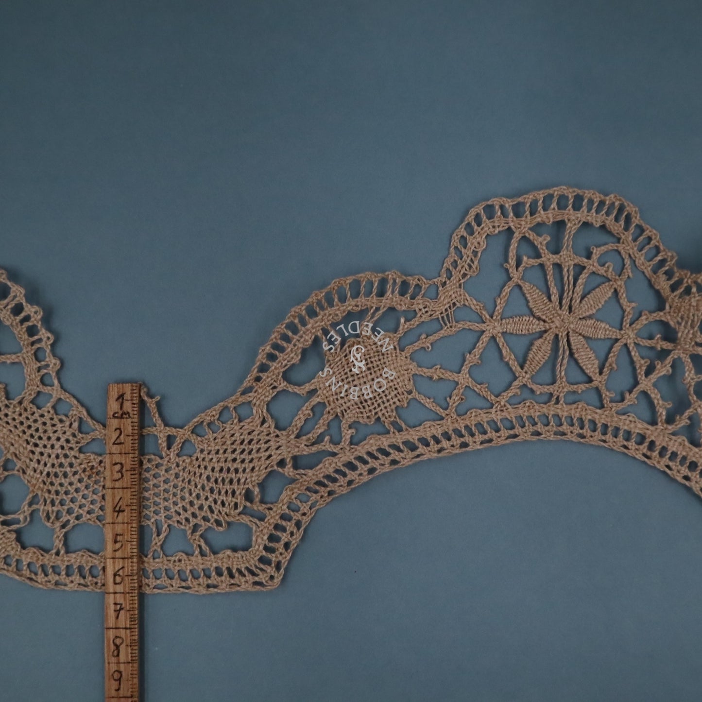 Handmade Lace – Tablecloth Edging – Antique French Linen Bobbin Lace Border - Bobbins&Needles