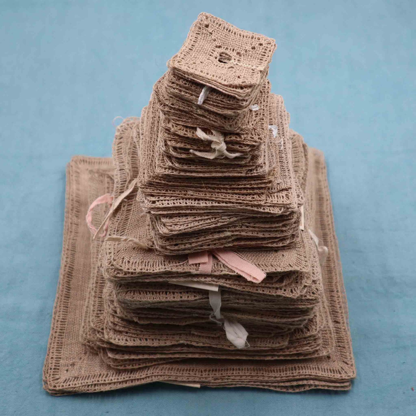Insert Handmade Linen Lace - Bobbins&Needles