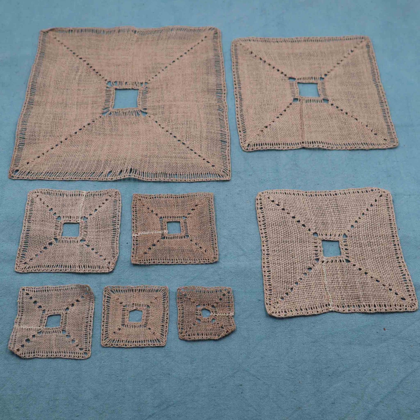 Insert Handmade Linen Lace - Bobbins&Needles