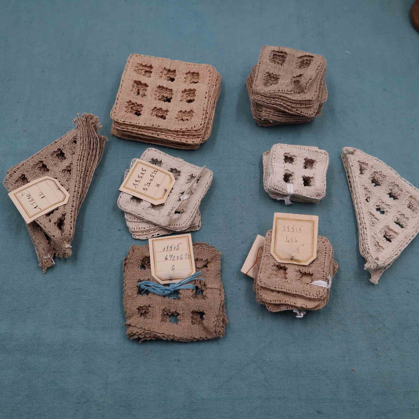Insert Handmade Linen Lace - Bobbins&Needles
