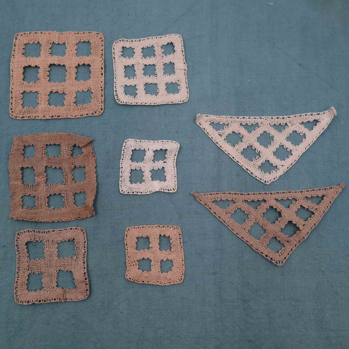 Insert Handmade Linen Lace - Bobbins&Needles