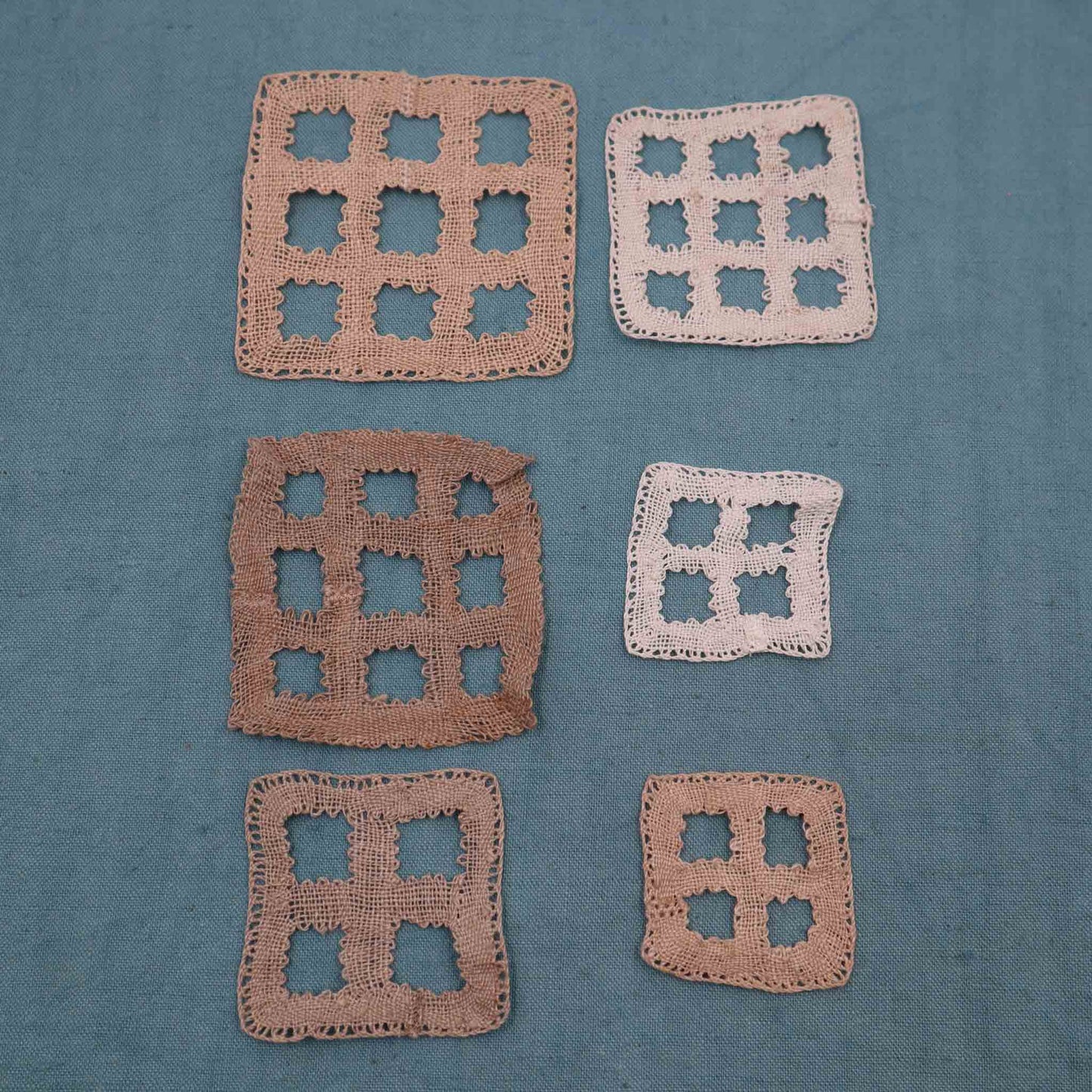 Insert Handmade Linen Lace - Bobbins&Needles