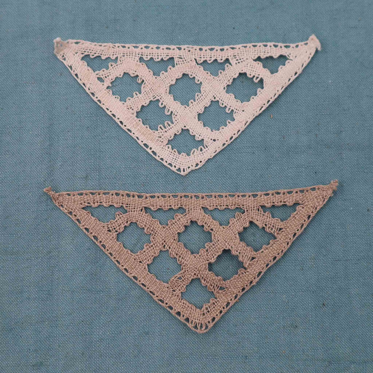 Insert Handmade Linen Lace - Bobbins&Needles