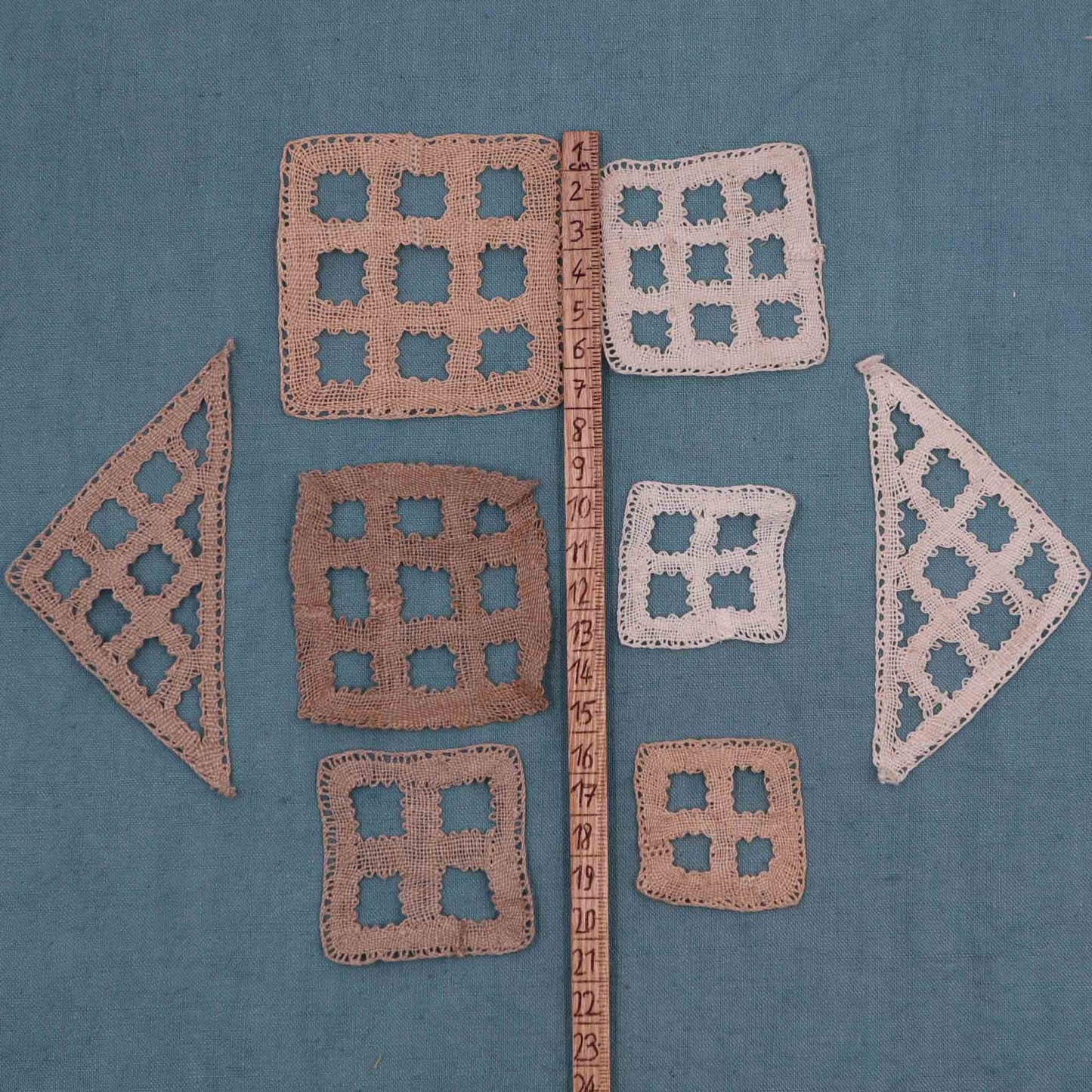 Insert Handmade Linen Lace - Bobbins&Needles