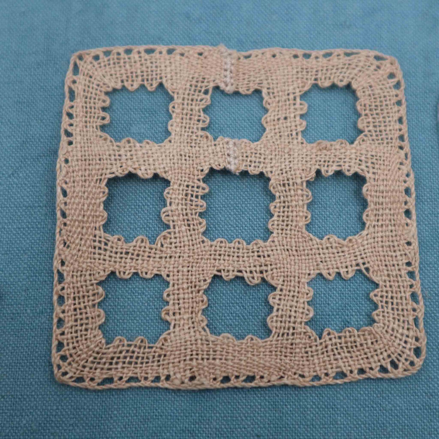 Insert Handmade Linen Lace - Bobbins&Needles