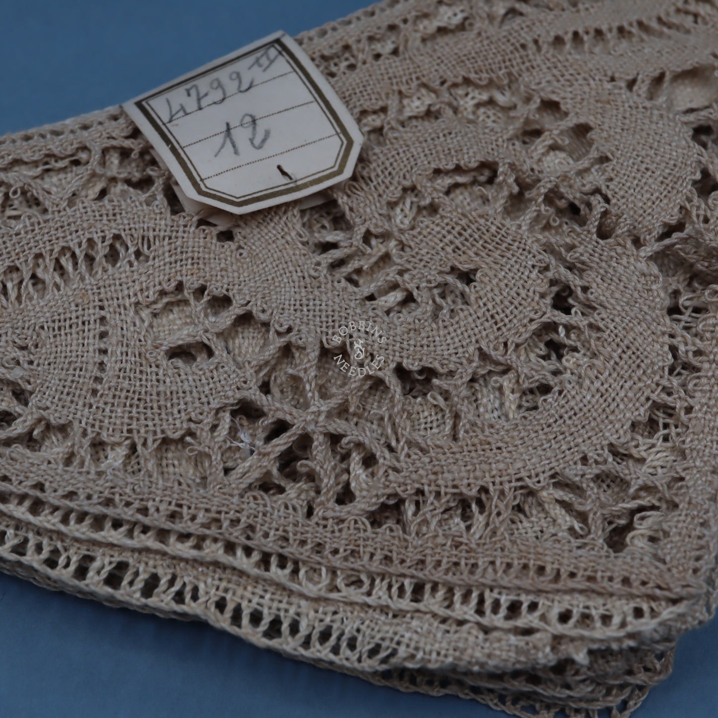 Set of 12 Handmade Corner Lace Triangles – Ornamental Design