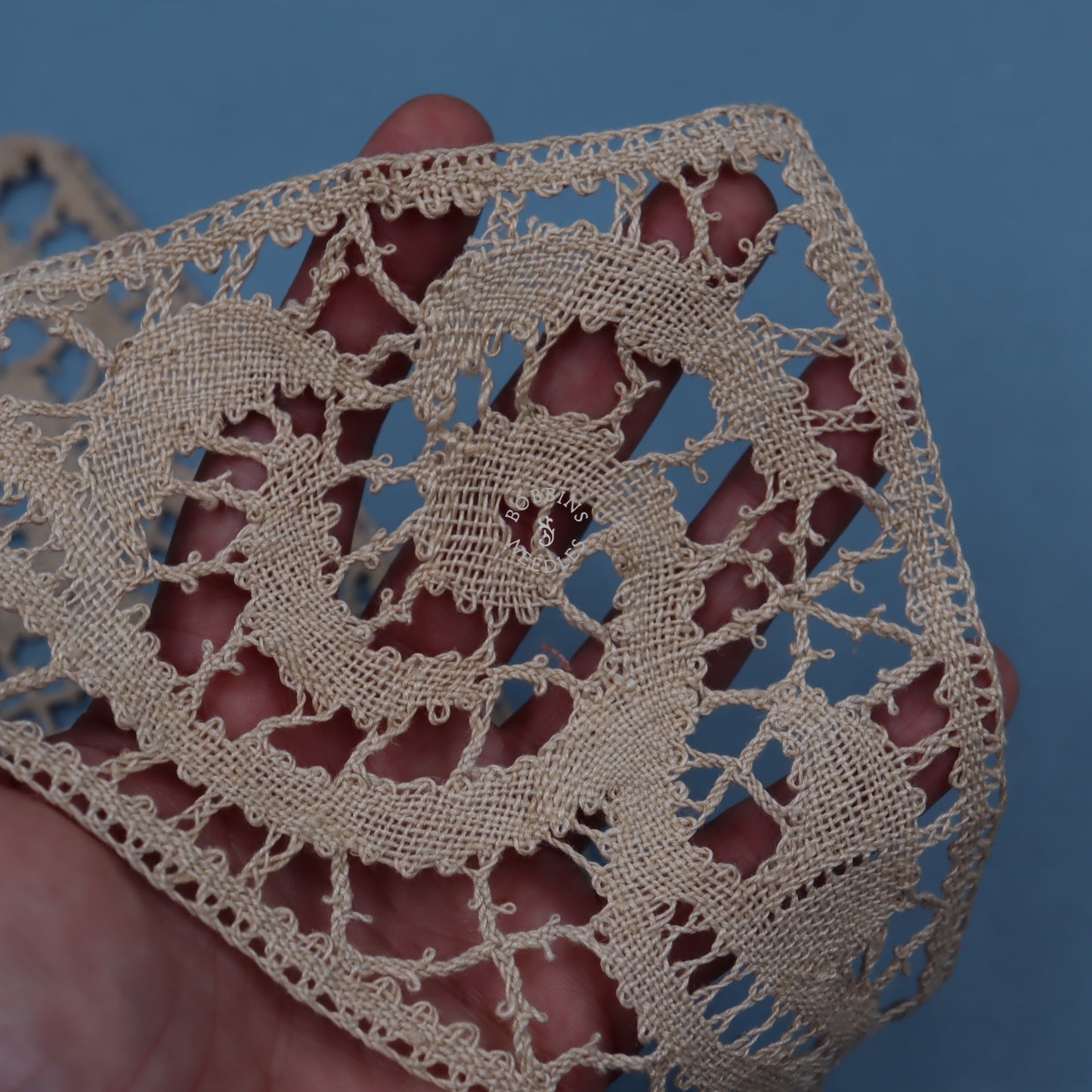 Set of 12 Handmade Corner Lace Triangles – Ornamental Design