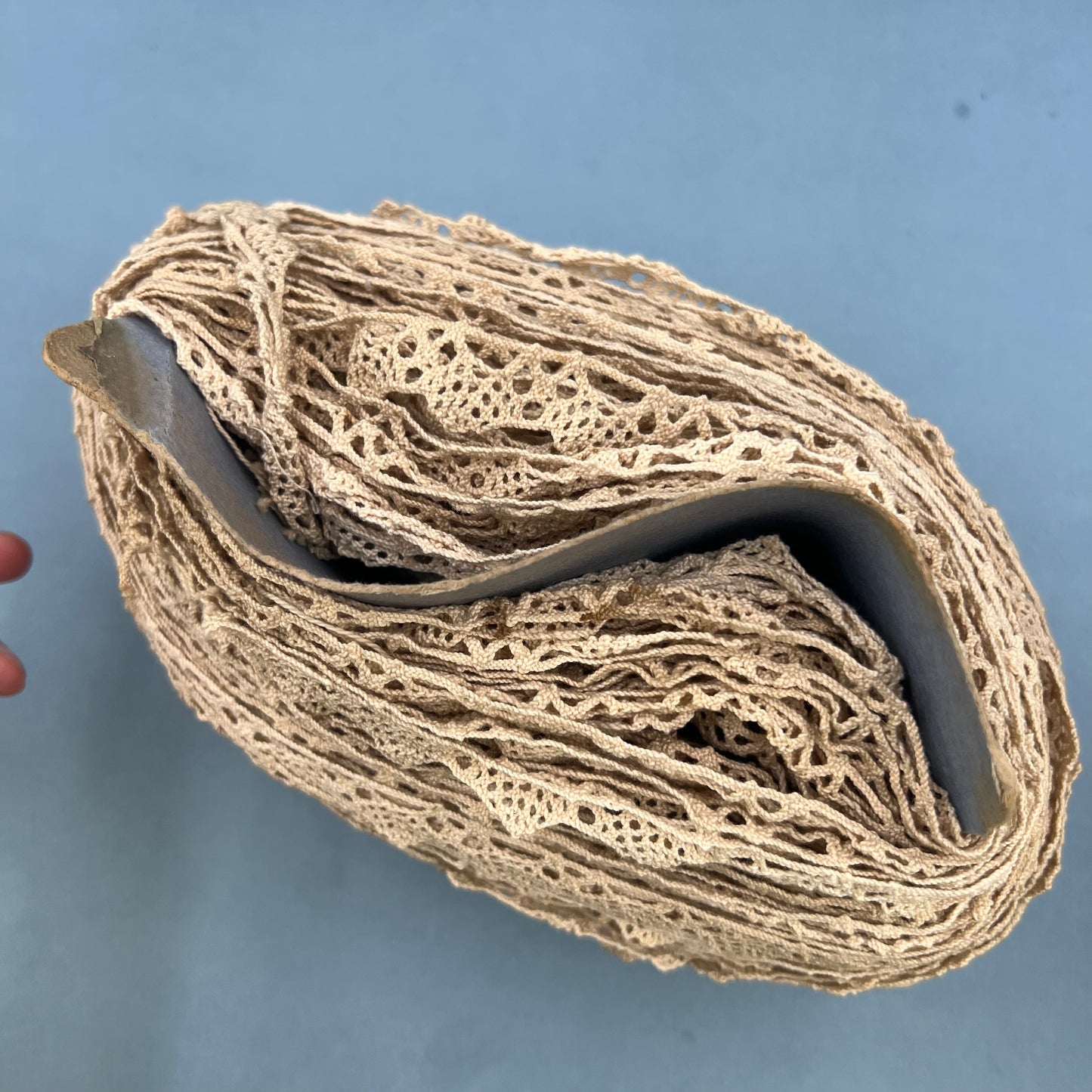 Wholesale Vintage French Lace Trim – 118m – Le Puy-en-Velay Cotton Lace - Bobbins&Needles