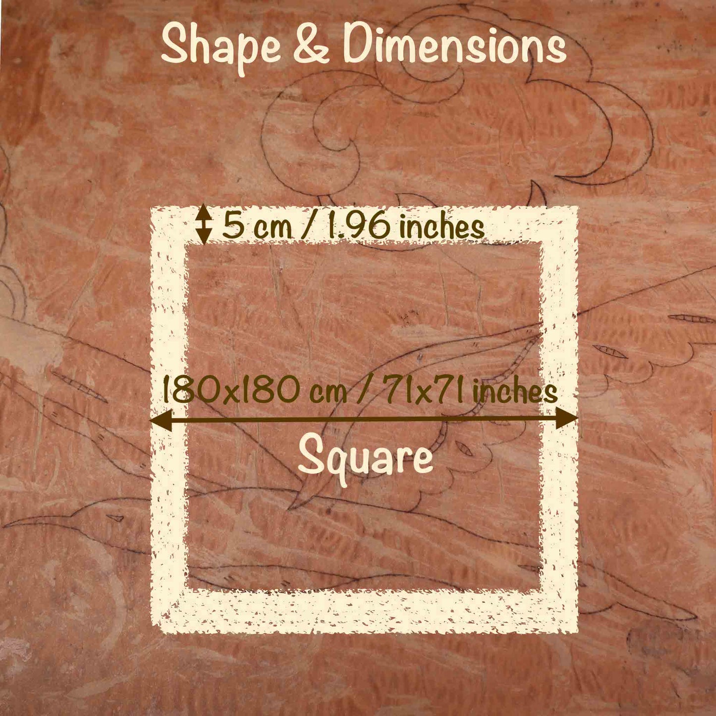 Square Table Cloth Edging Handmade in Linen Bobbin Lace - Bobbins&Needles