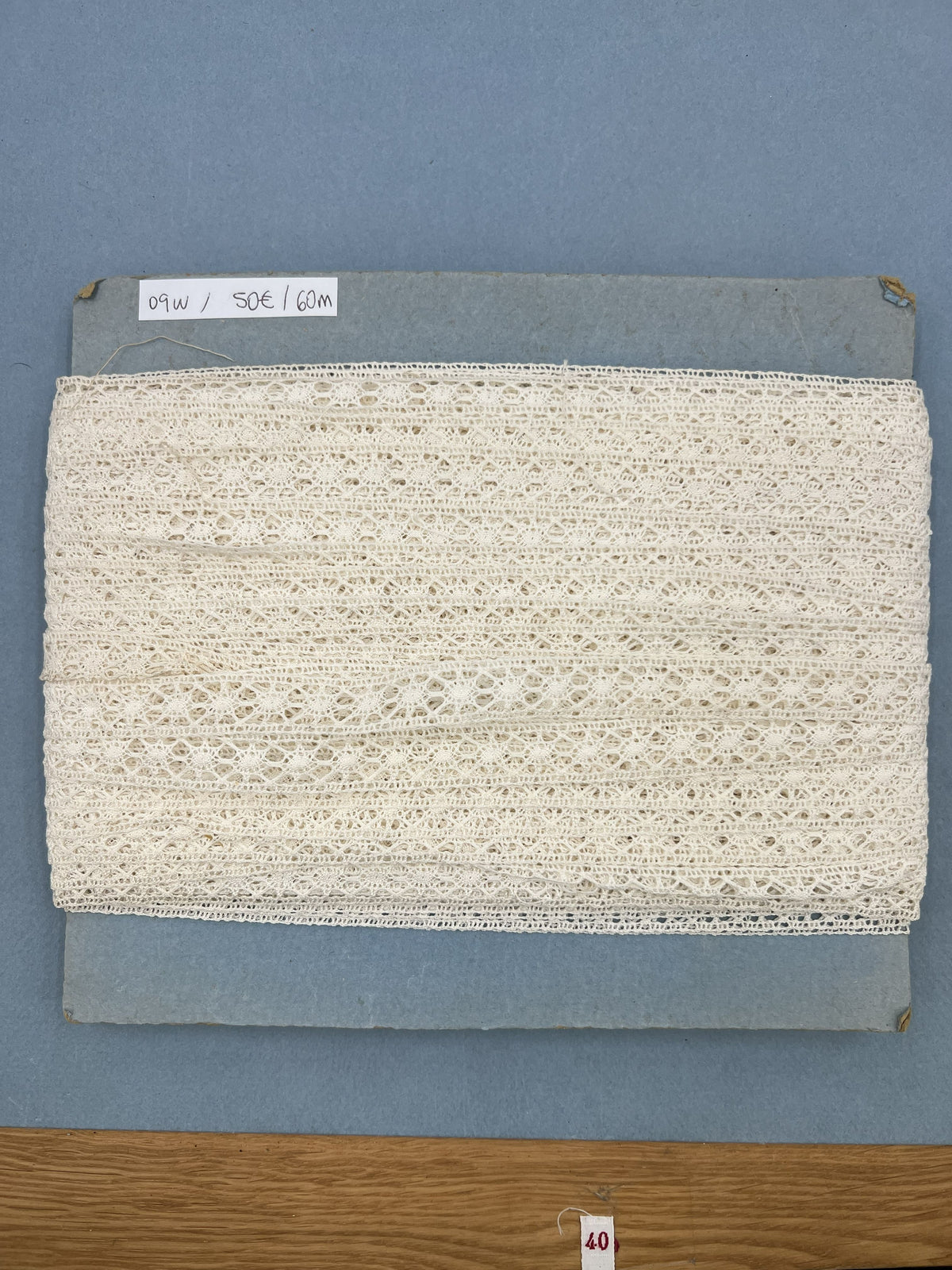 Wholesale Vintage French Lace Trim – 60m – Le Puy-en-Velay Cotton Lace