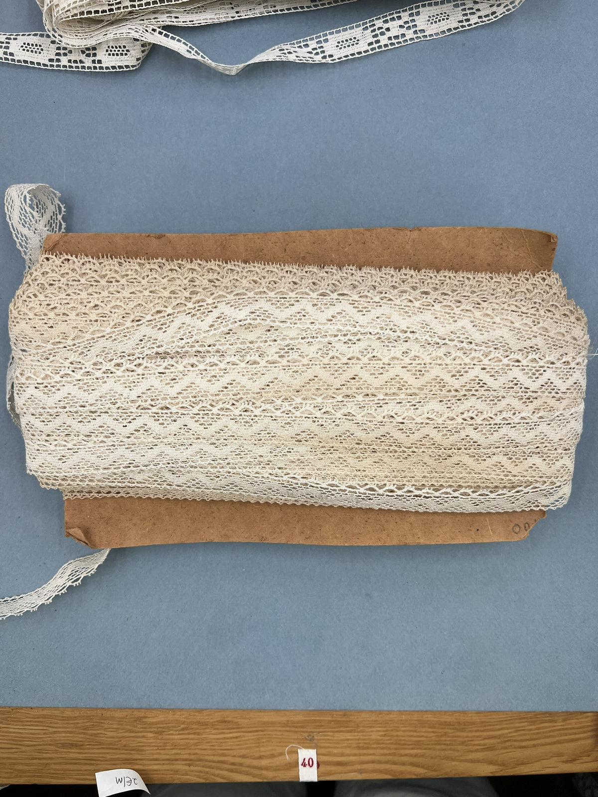 Wholesale Vintage French Lace Trim – 76m – Le Puy-en-Velay Cotton Lace