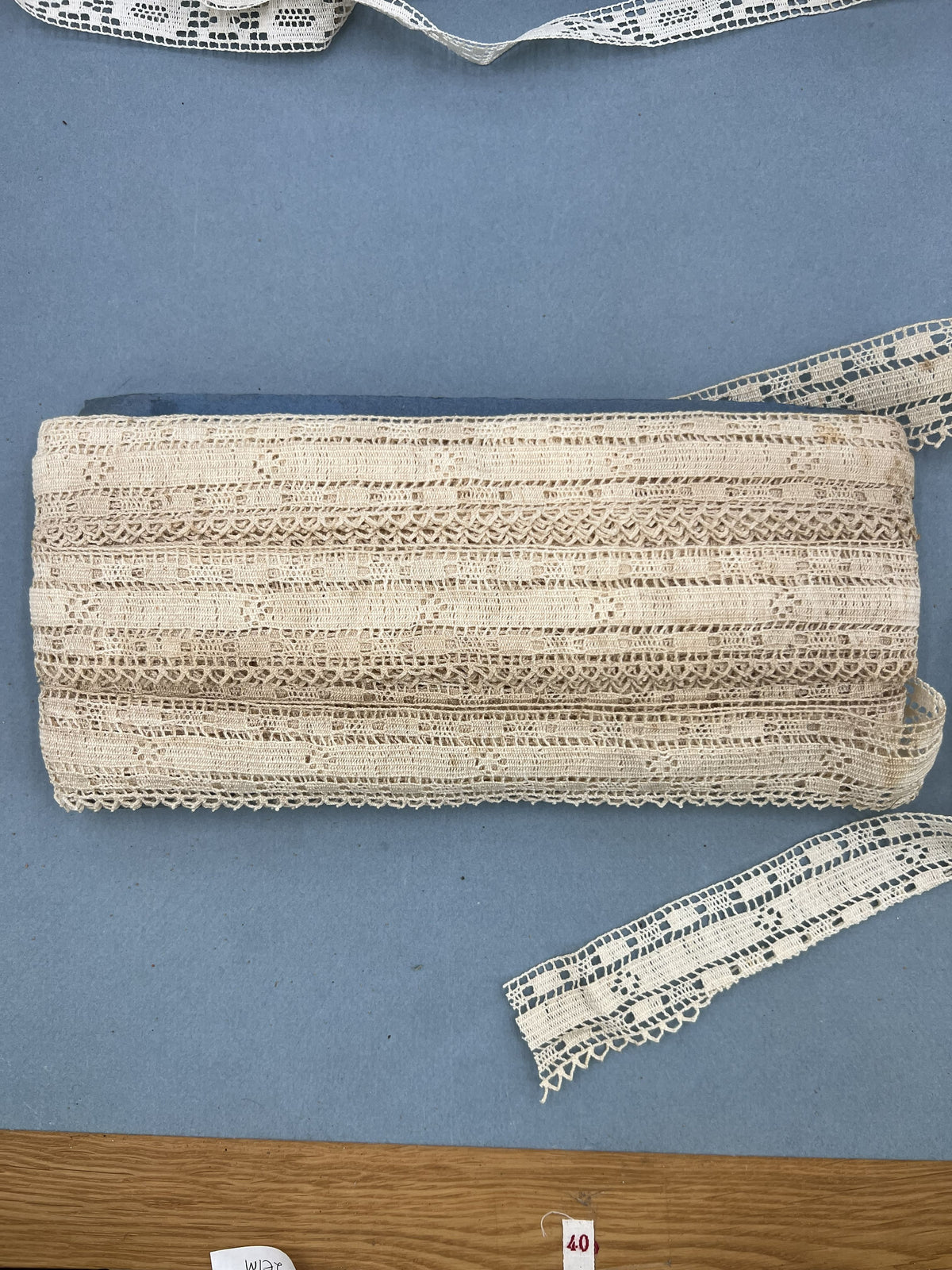 Wholesale Vintage French Lace Trim – 21m – Le Puy-en-Velay Cotton Lace