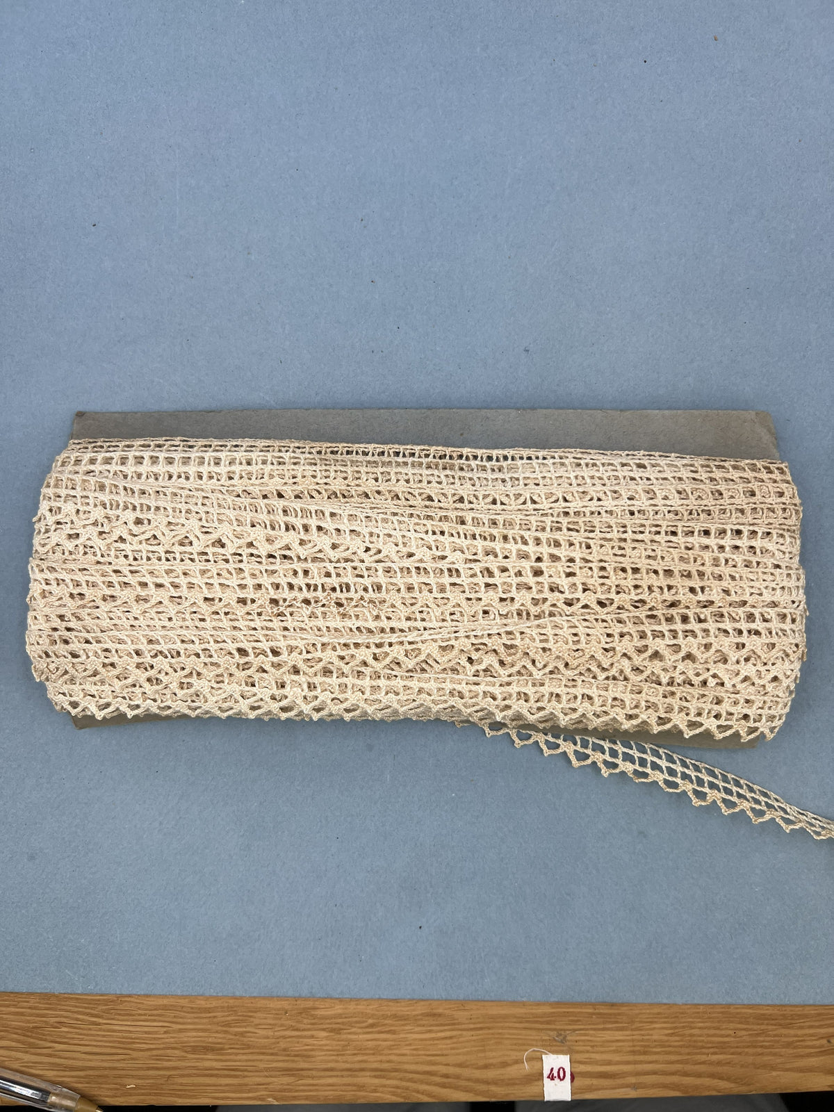 Wholesale Vintage French Lace Trim – 33m – Le Puy-en-Velay Cotton Lace