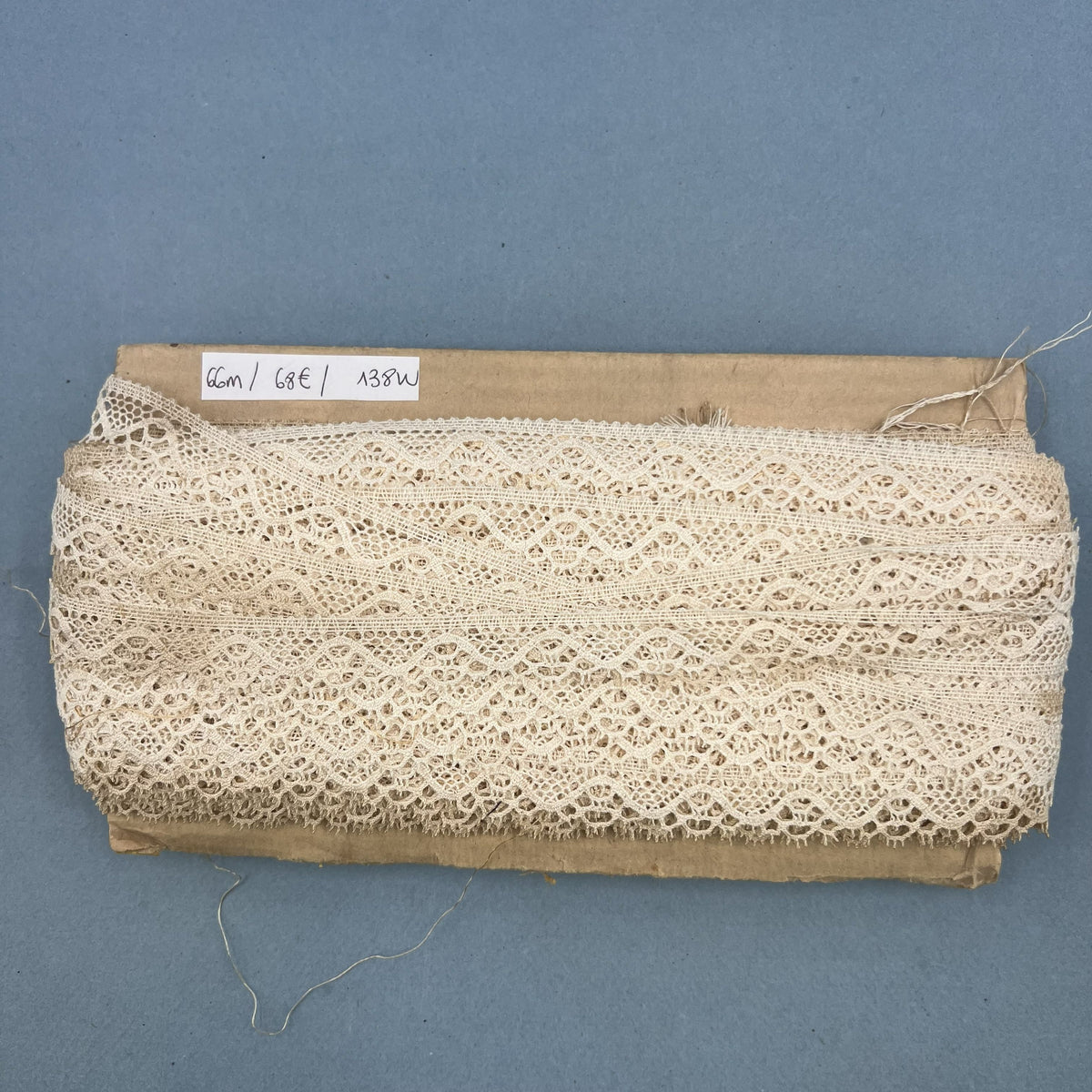 Wholesale Vintage French Lace Trim – 66m – Le Puy-en-Velay Cotton Lace