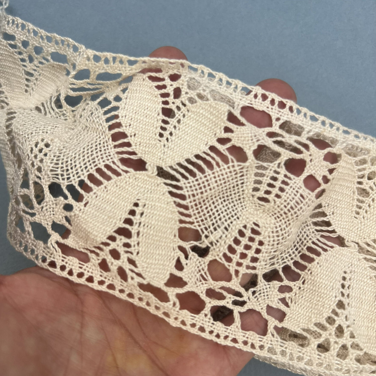 Wholesale Vintage French Lace Trim – 6m – Le Puy-en-Velay Cotton Lace