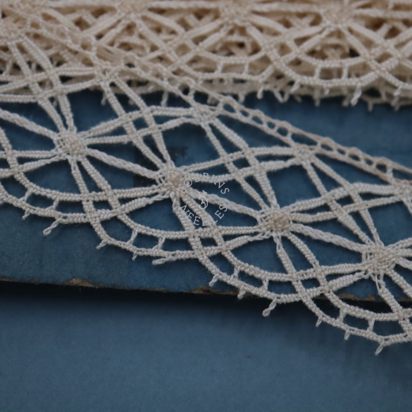 Vintage French Lace Border – 9m Bobbin Cotton Trim