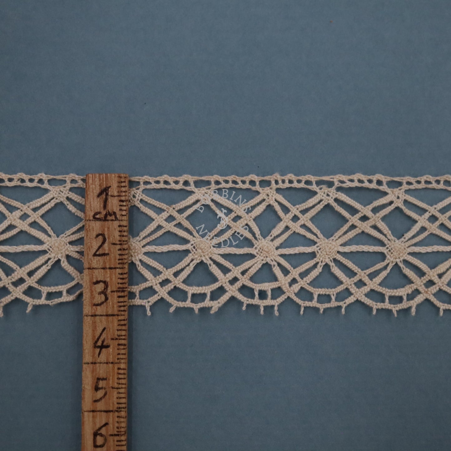 Vintage French Lace Border – 9m Bobbin Cotton Trim