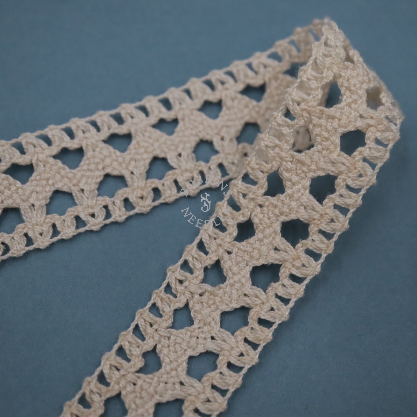Bobbin Lace Insertion Trim - French Vintage Cotton Lace