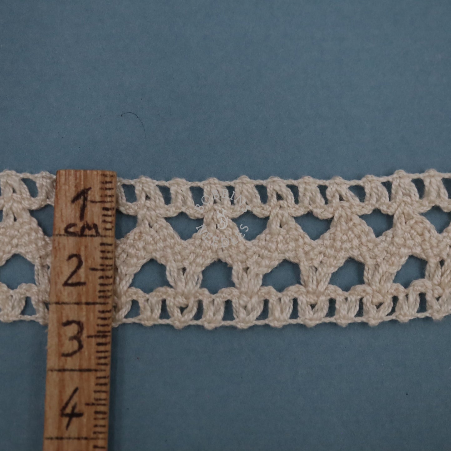 Bobbin Lace Insertion Trim - French Vintage Cotton Lace