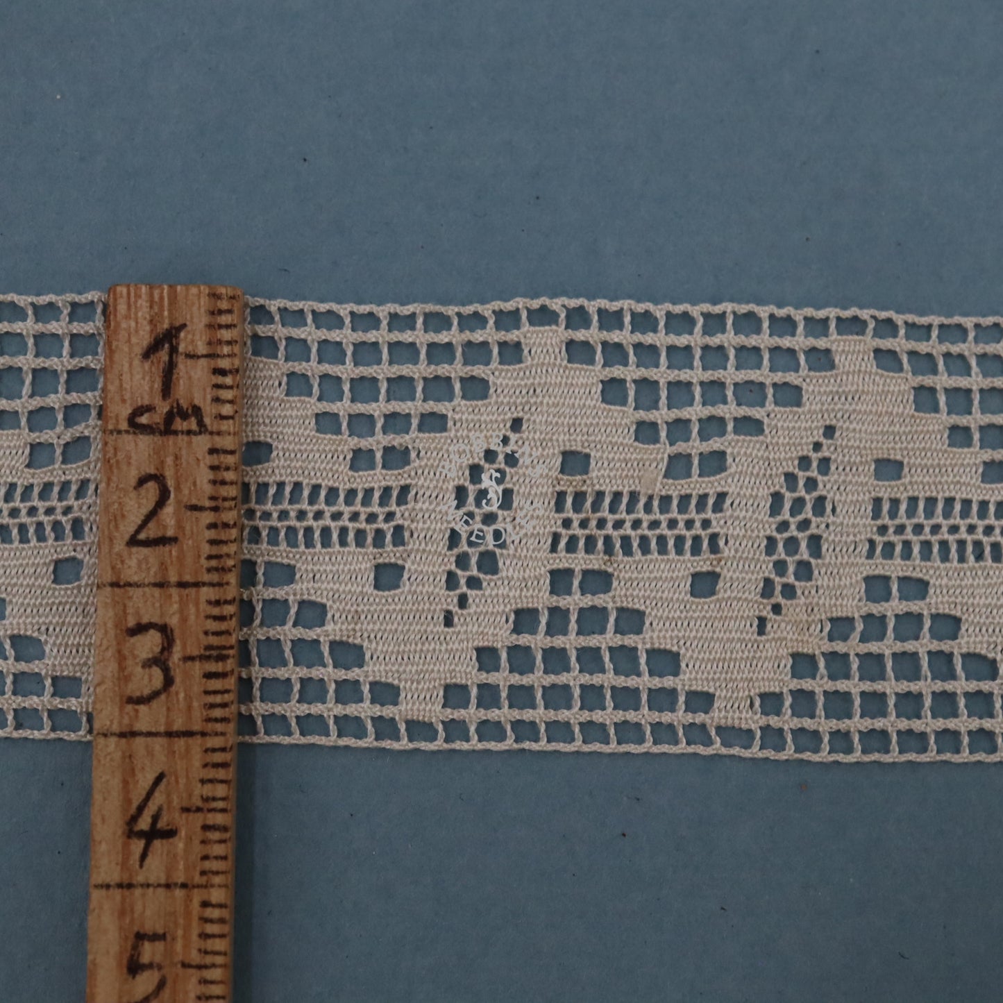 French Lace Insertion Trim – Antique Bobbin Lace - Le Puy Style