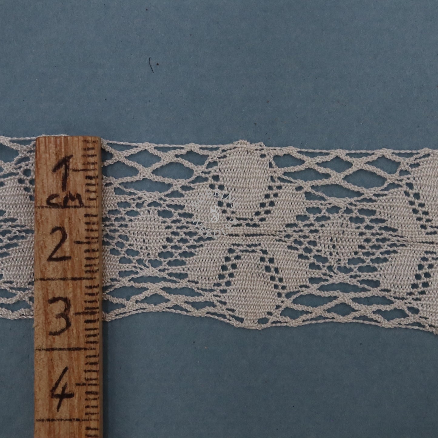 48m Vintage Lace Trim Card – French Cotton Lace – Wholesale Supply - Bobbins&Needles