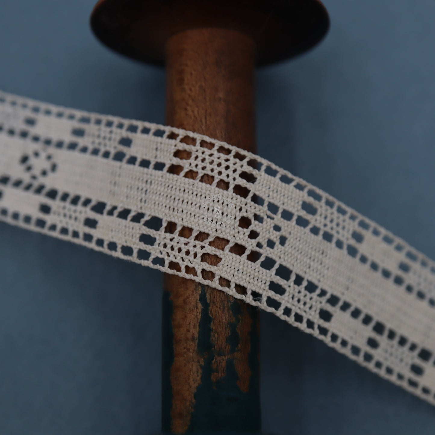 Cotton Bobbin Lace Entredeux – Vintage Openwork Ribbon