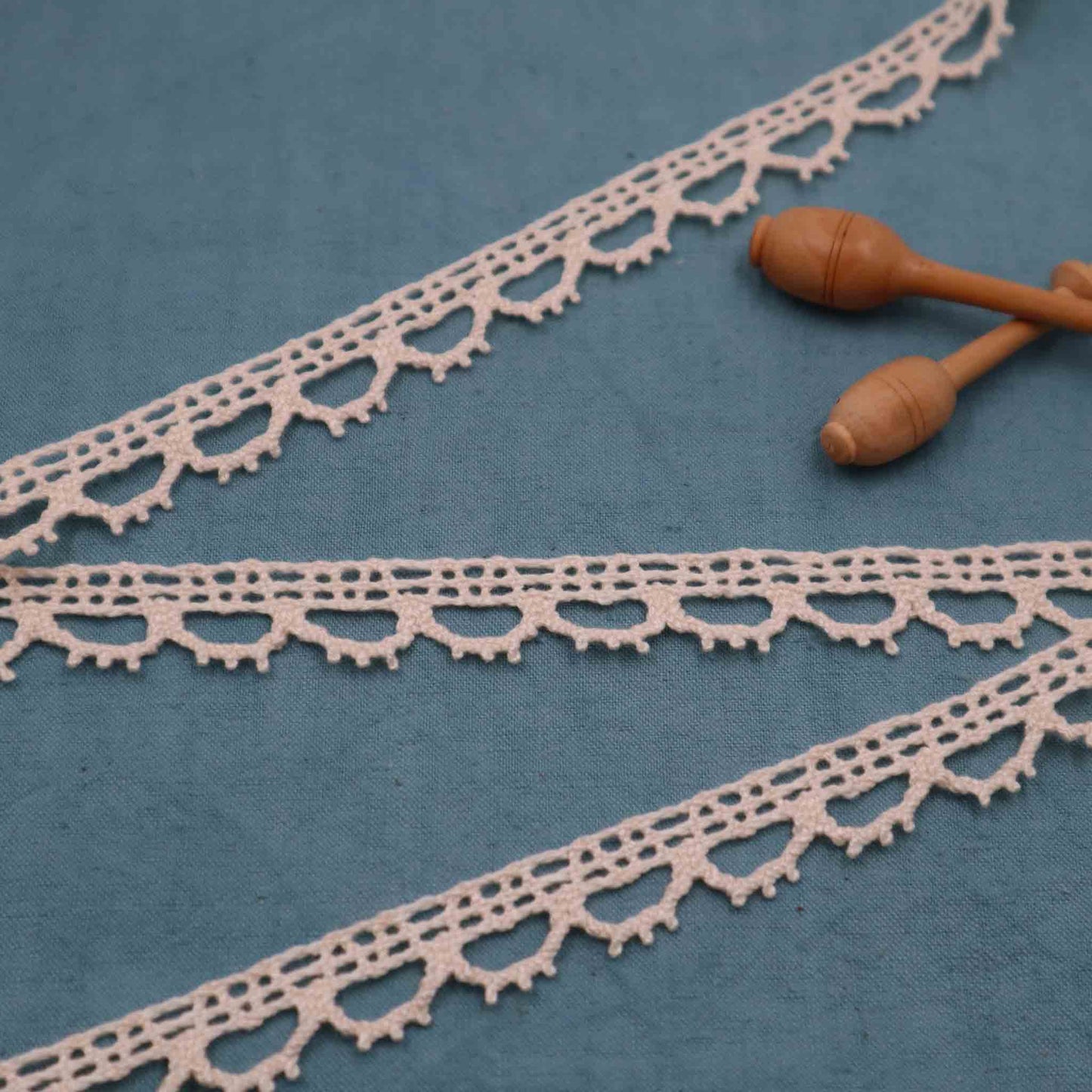 Cotton Bobbin Lace Trim - Bobbins&Needles