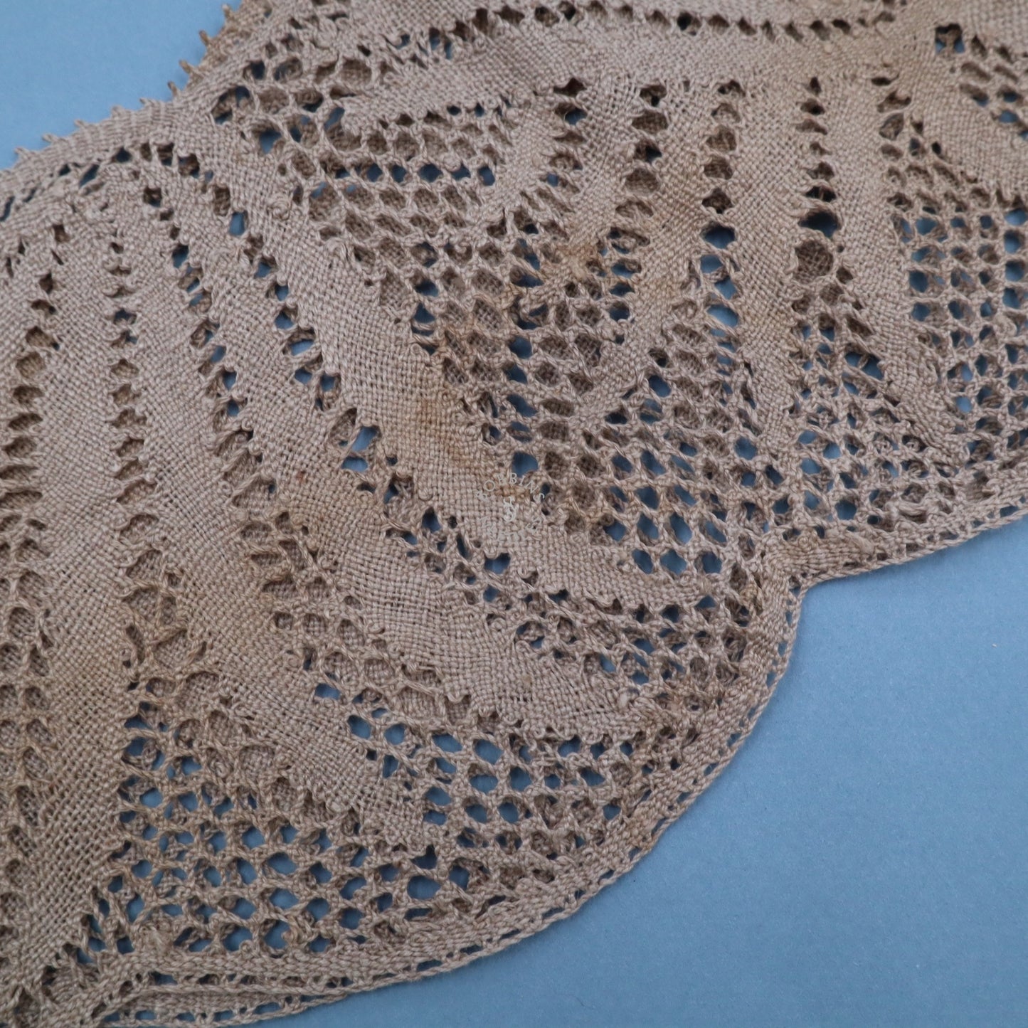 Set of 2 Large Handmade Lace Corner Inserts - Wing Shape