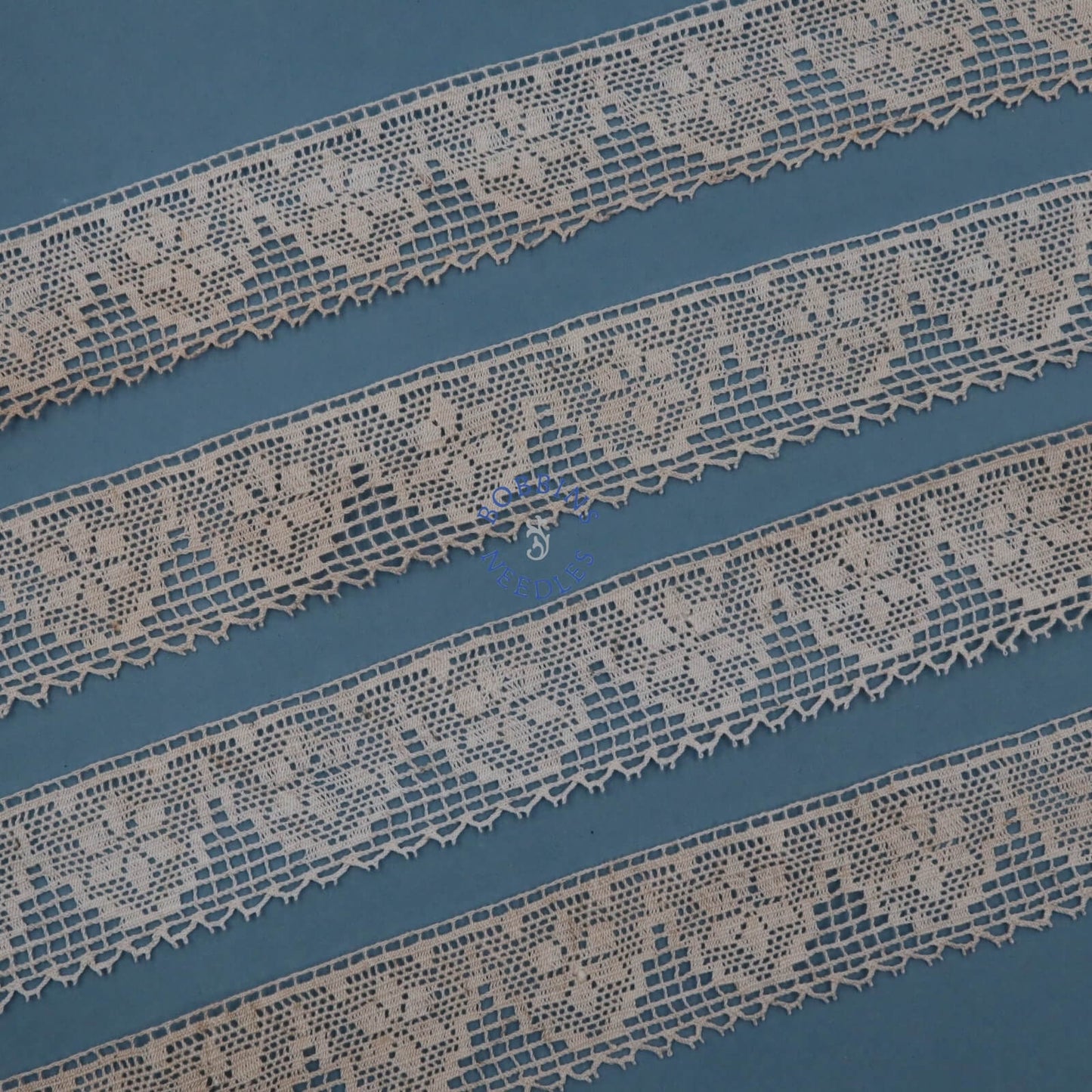 French Lace Border - Vintage Romantic Lace with Floral Pattern