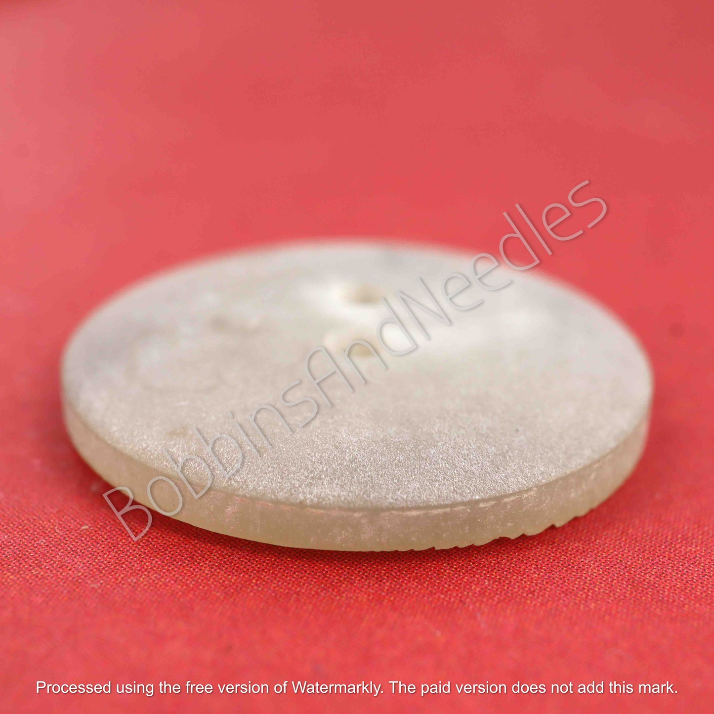 Set of 10 Vintage Galalith Buttons Ø 23mm Grey Flat - Bobbins&Needles