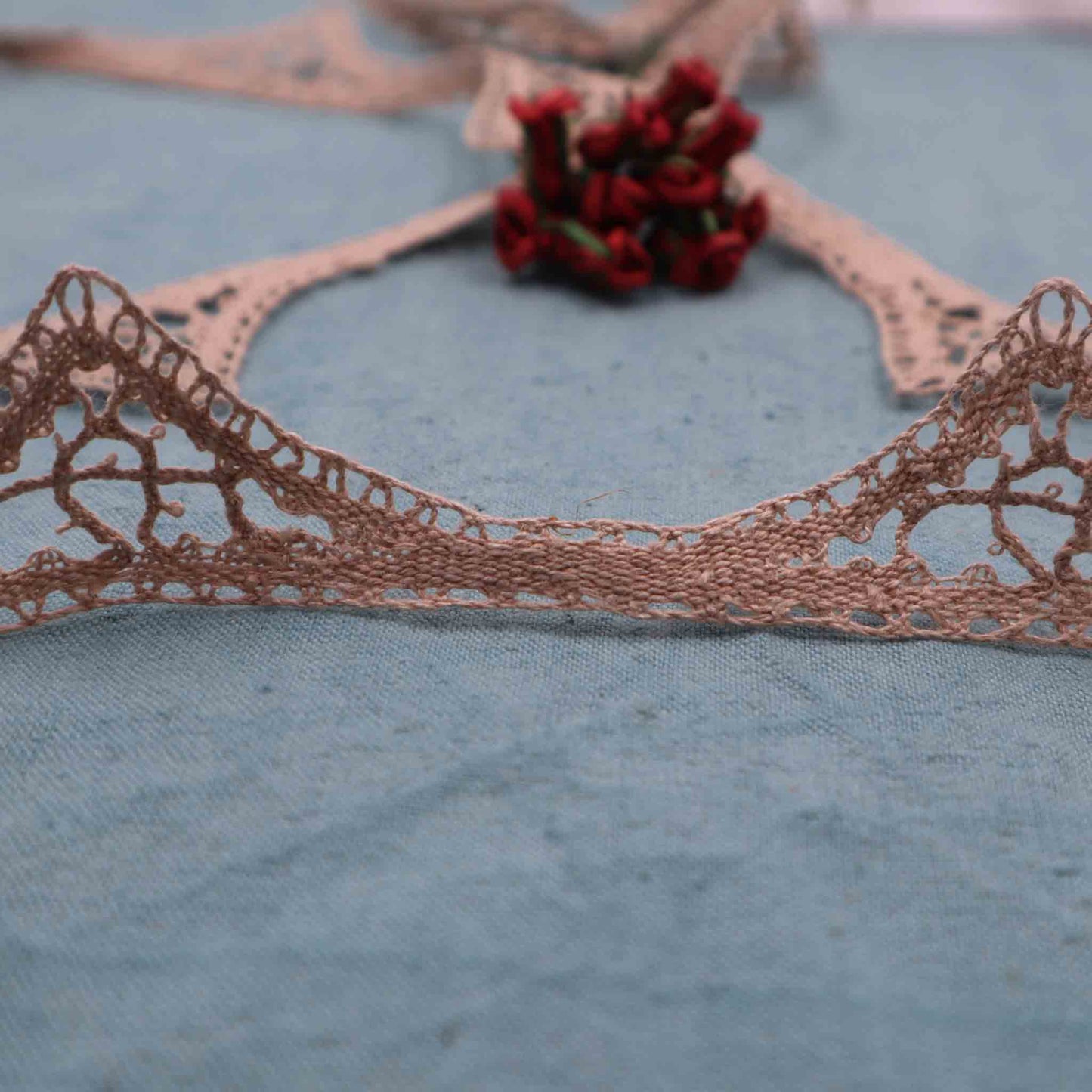 Handmade Linen Lace Trim - Bobbins&Needles