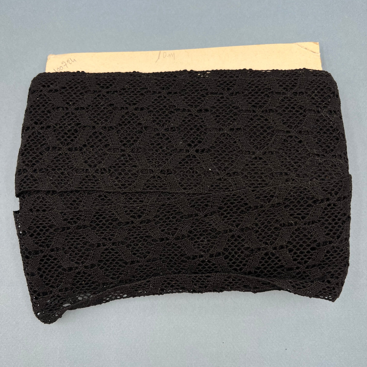 Wholesale Vintage French Black Lace Trim – 10m – Le Puy-en-Velay Cotton Lace