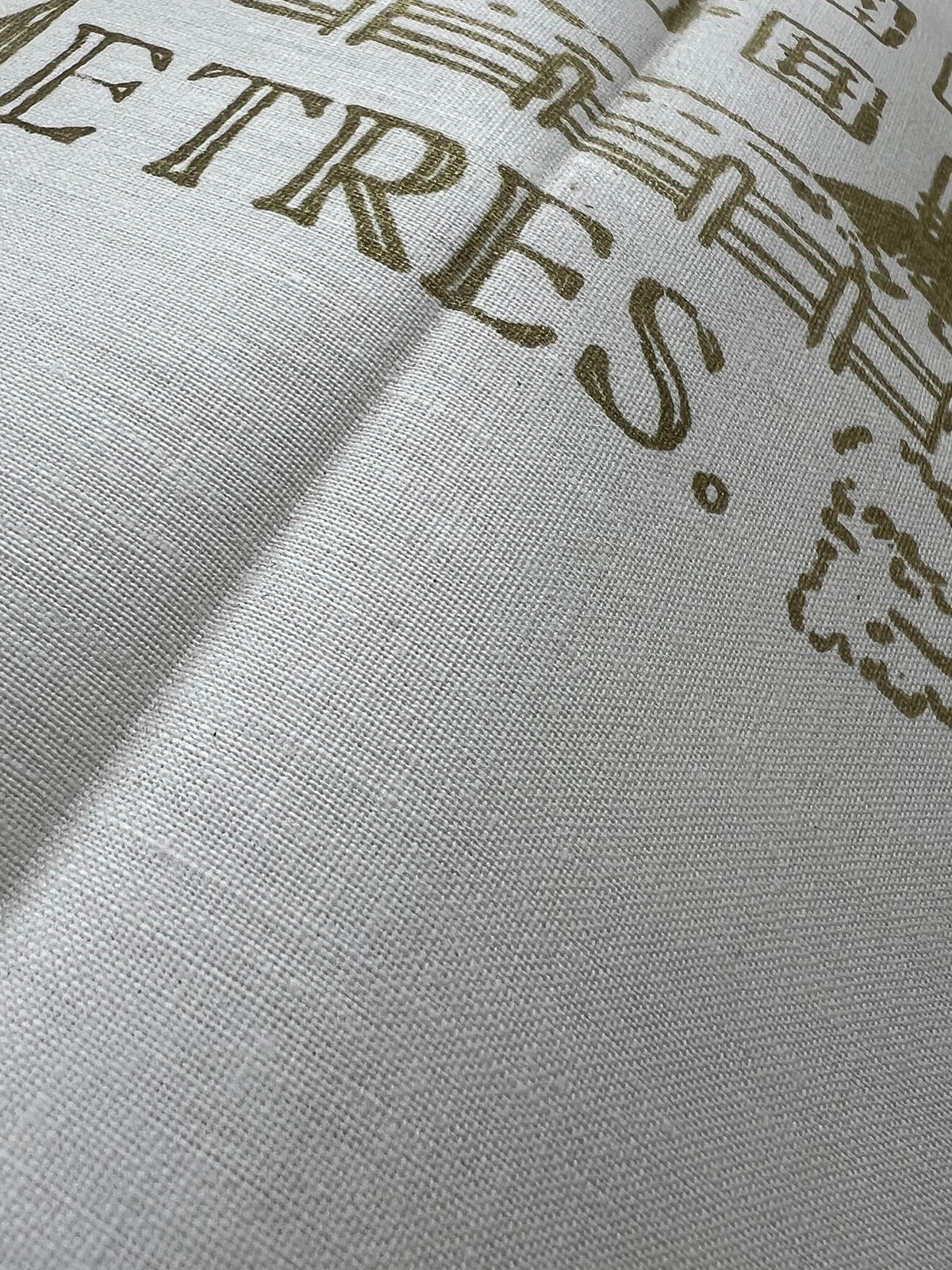 Bolt of Antique Cotton Fabric 22 meters