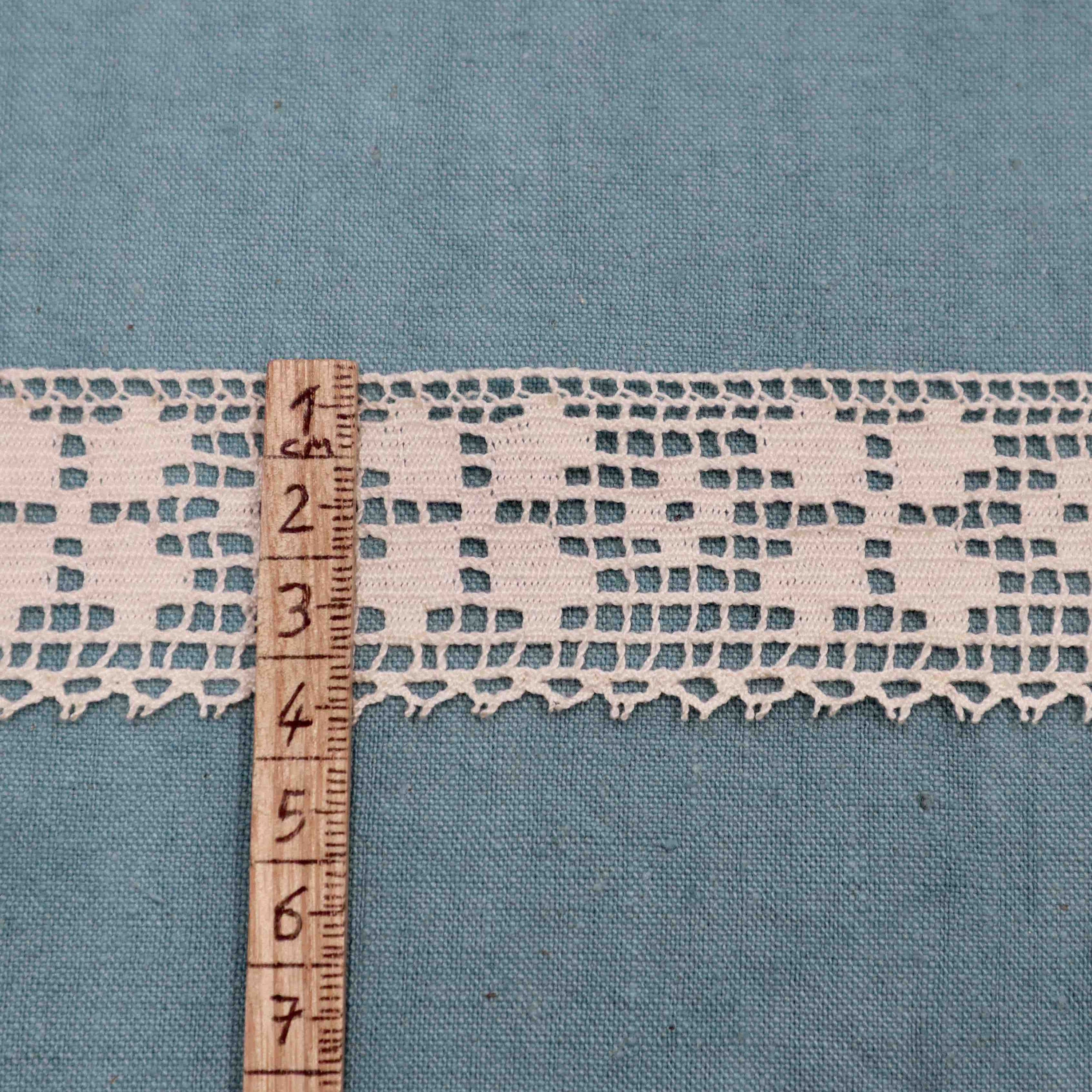 Cotton Bobbin Lace Trim - Bobbins&Needles