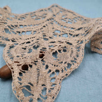 Insert Handmade Linen Lace - Bobbins&Needles