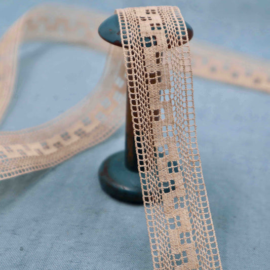 Cotton Bobbin Lace Trim - Bobbins&Needles