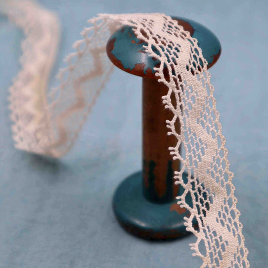 Cotton Bobbin Lace Trim - Bobbins&Needles
