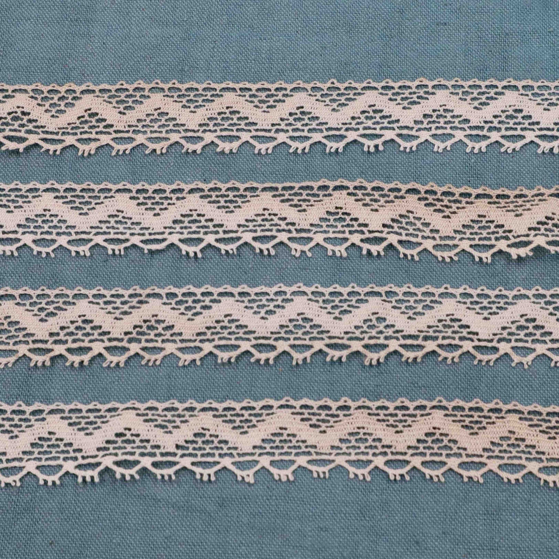 Cotton Bobbin Lace Trim - Bobbins&Needles