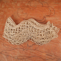 Square Table Cloth Edging Handmade in Linen Bobbin Lace - Bobbins&Needles