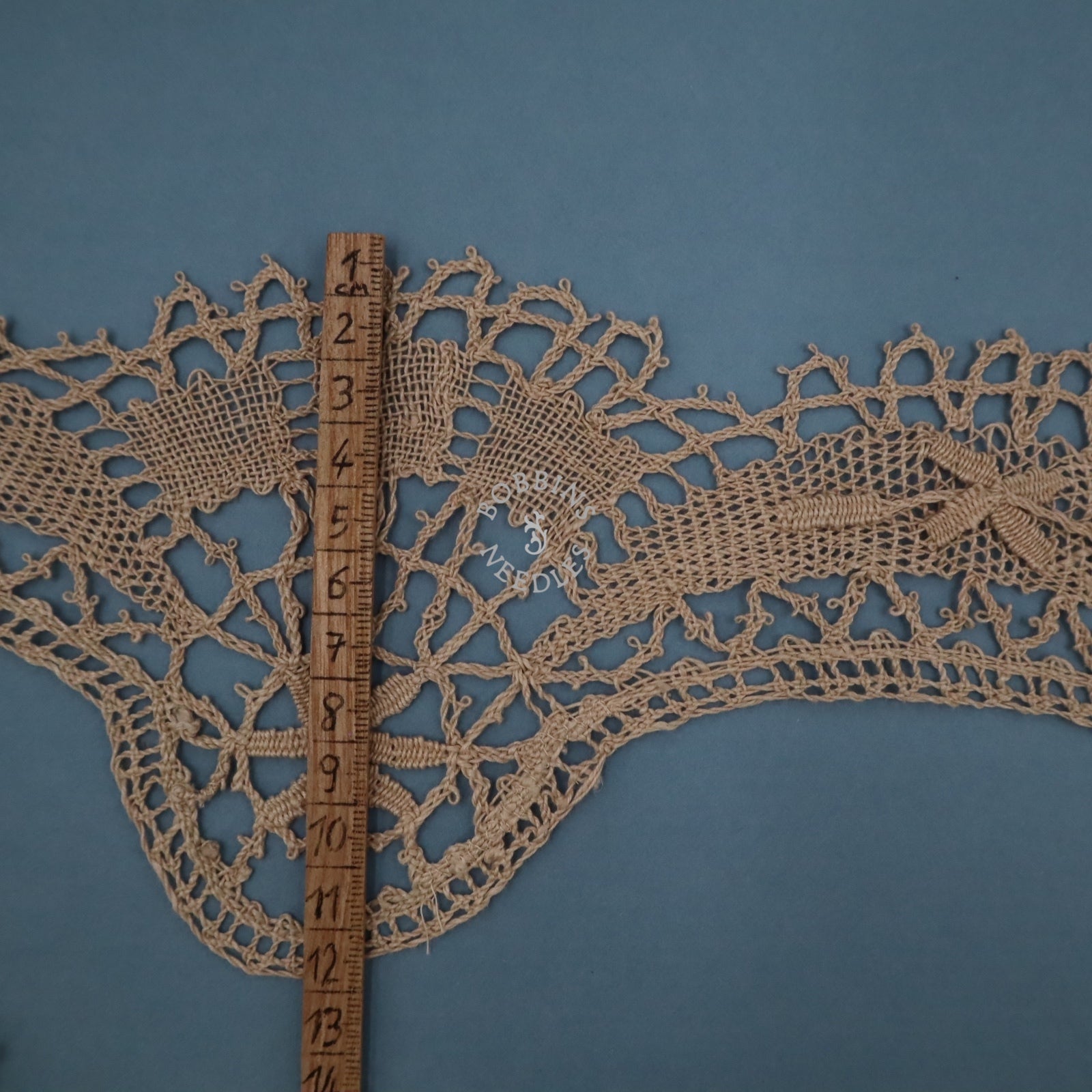 Tablecloth Edging – Antique French Linen Bobbin Lace Border –  Handmade Lace - Bobbins&Needles