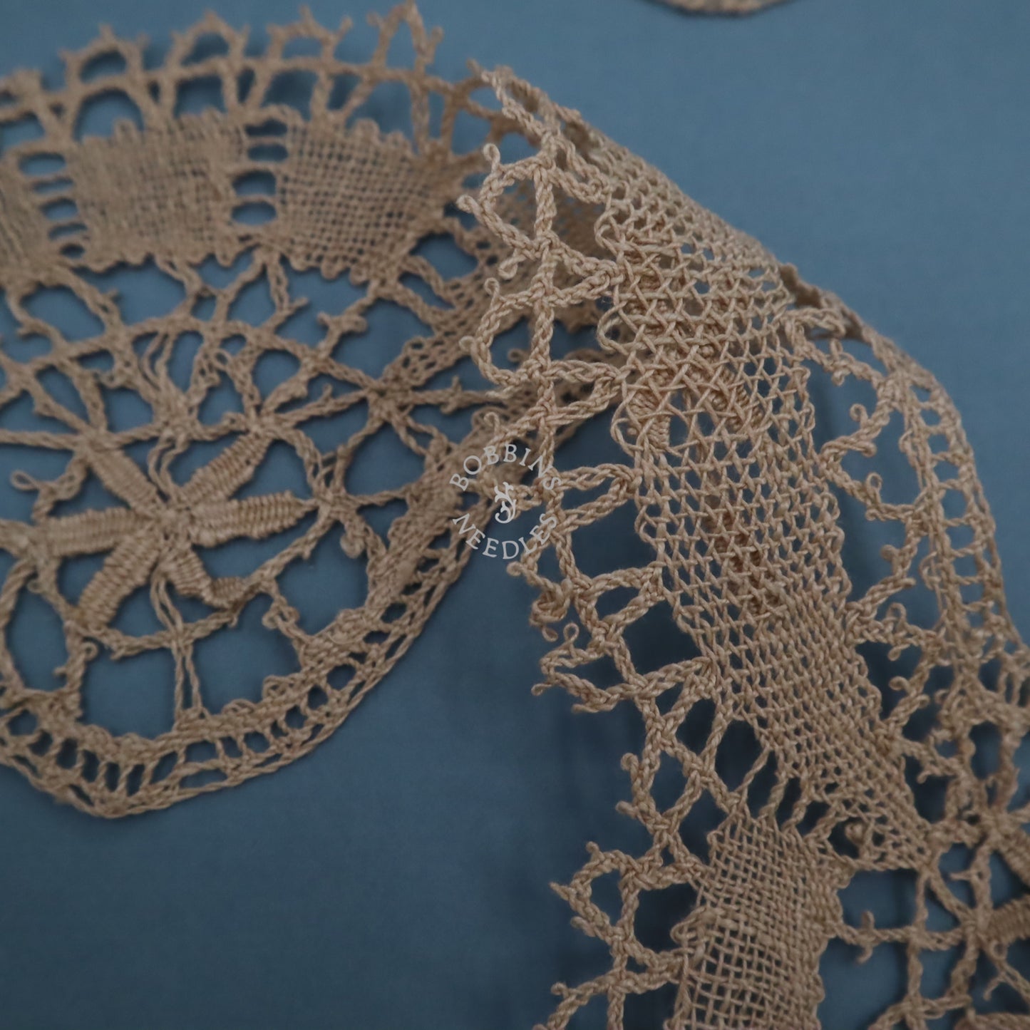 Tablecloth Edging – Antique French Linen Bobbin Lace Border –  Handmade Lace - Bobbins&Needles