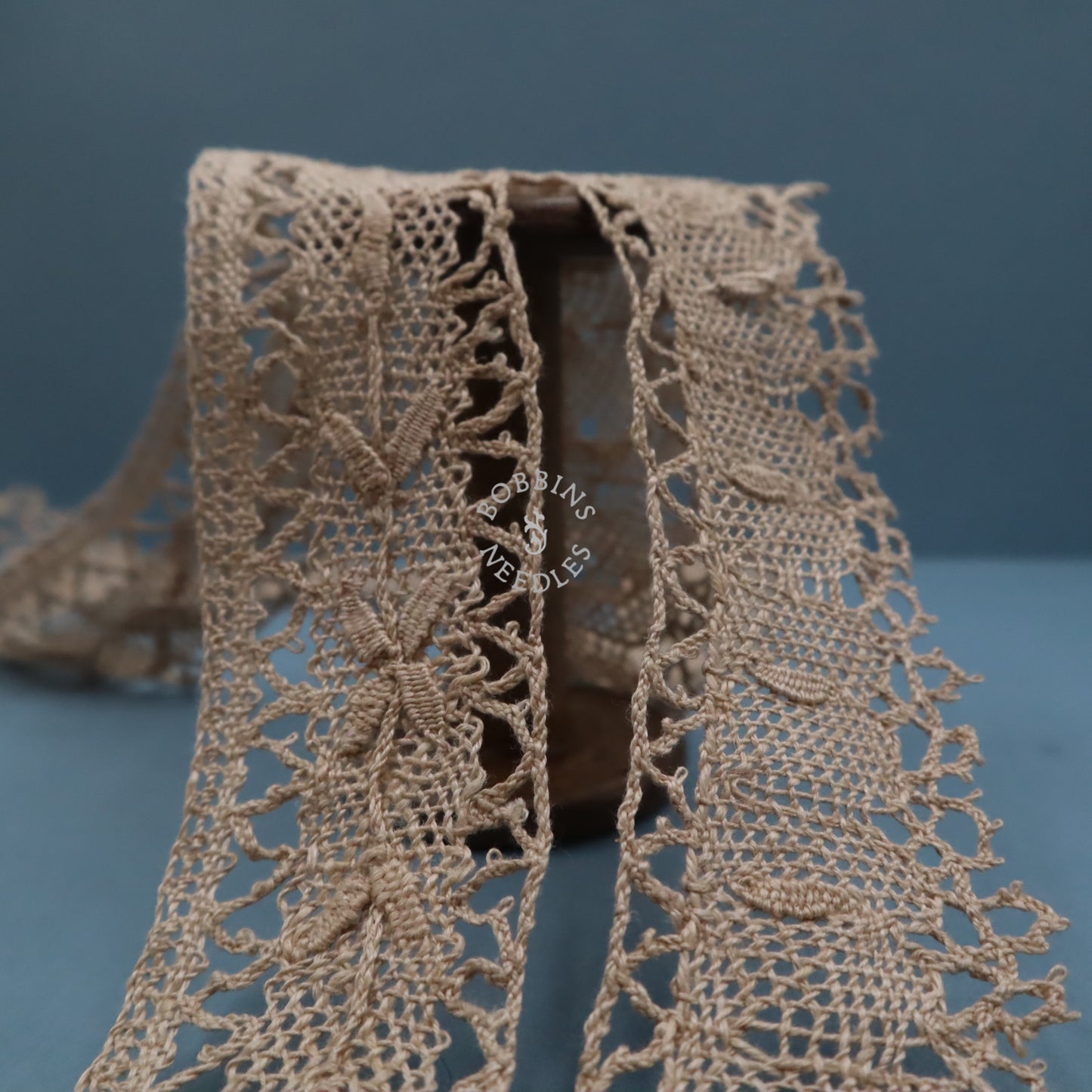 Antique French Linen Bobbin Lace Border – Tablecloth Edging – Handmade Lace - Bobbins&Needles
