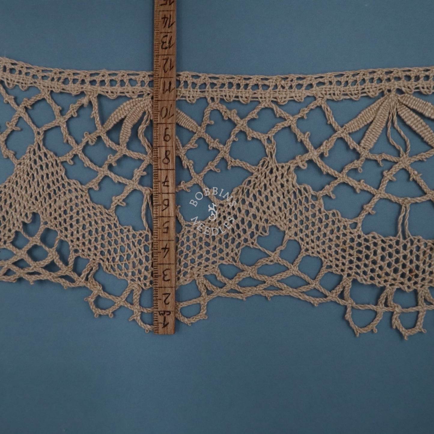 Tablecloth Edging – Antique French Linen Bobbin Lace Border –  Handmade Lace - Bobbins&Needles