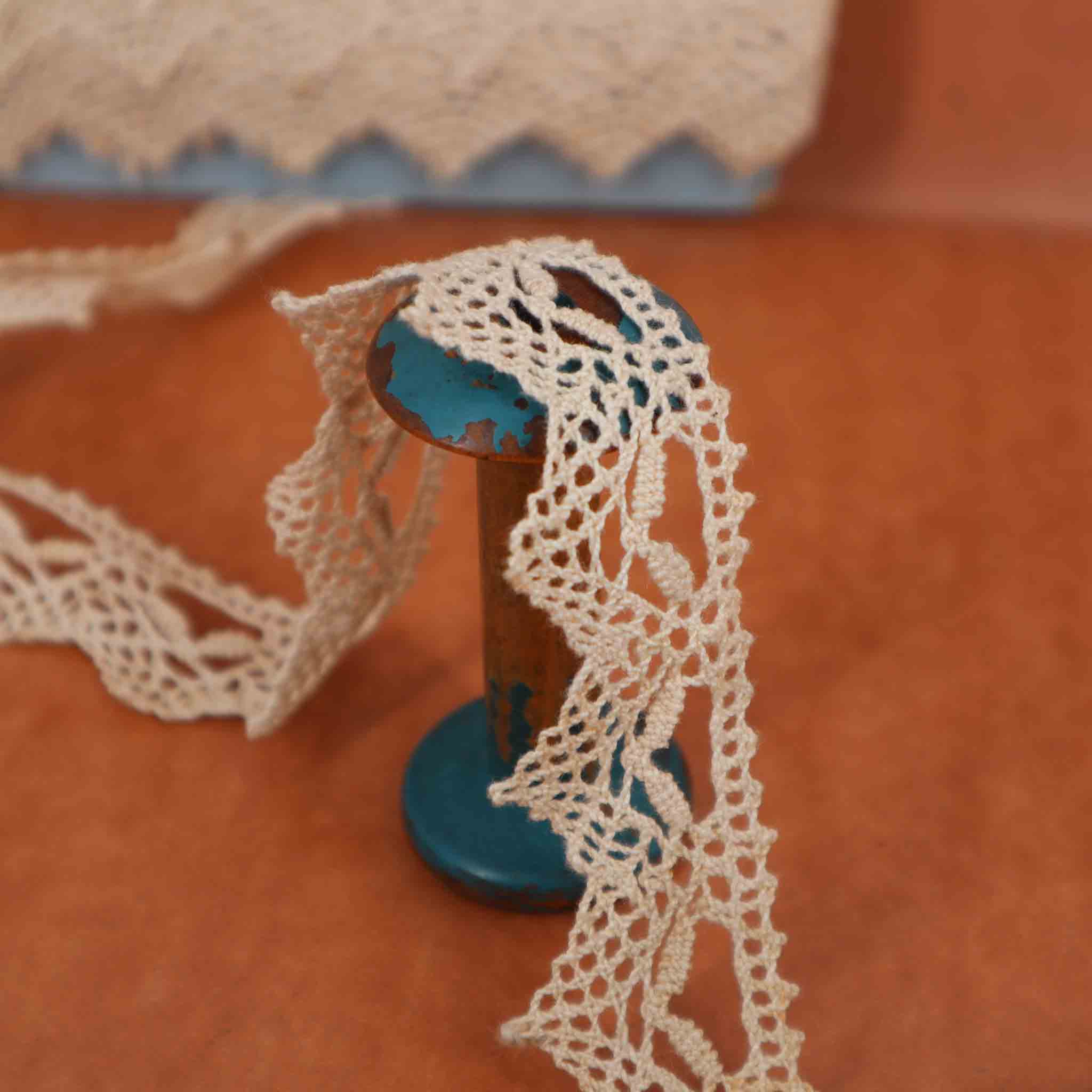 Cotton Bobbin Lace Trim - Bobbins&Needles