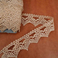 Cotton Bobbin Lace Trim - Bobbins&Needles