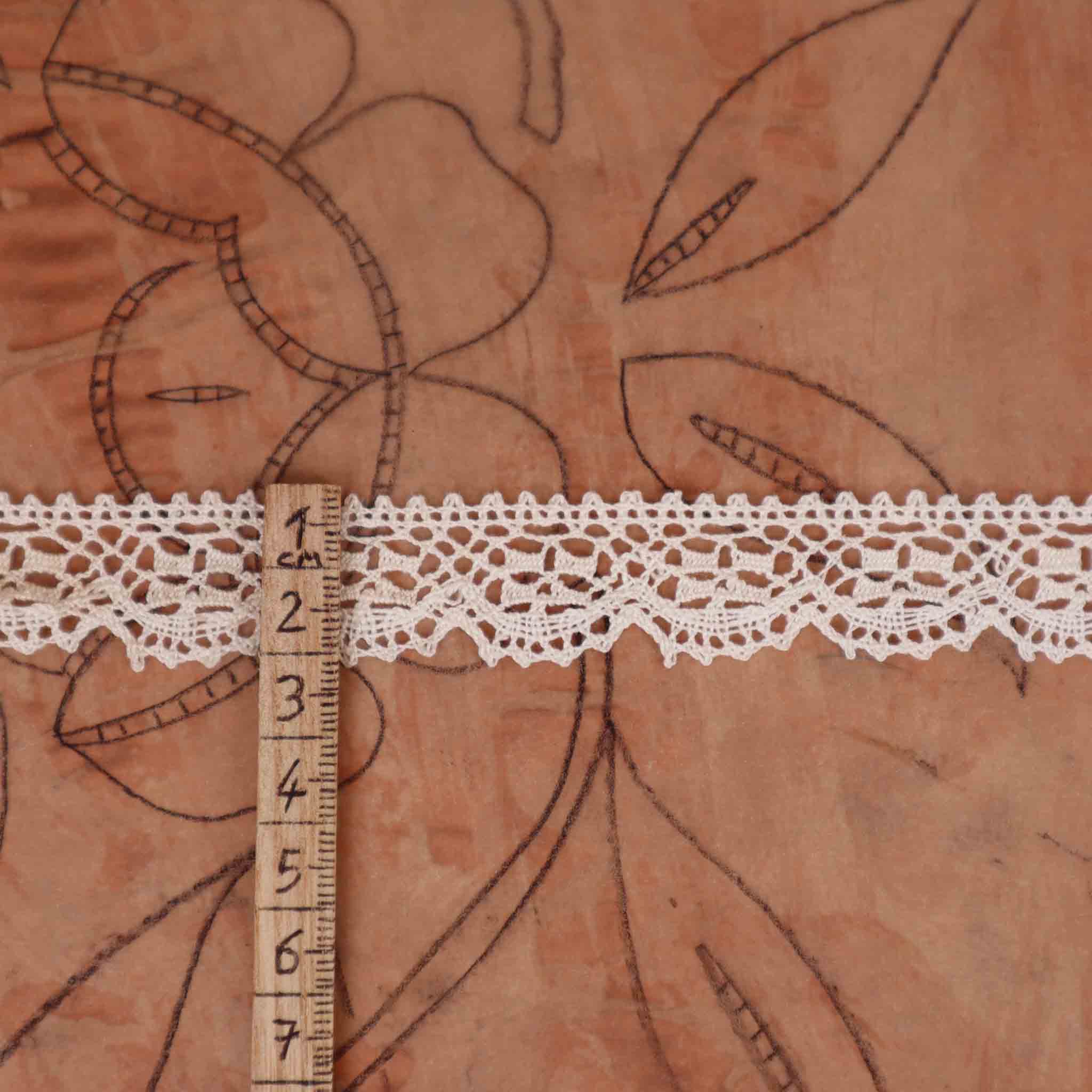 Cotton Bobbin Lace Trim - Bobbins&Needles