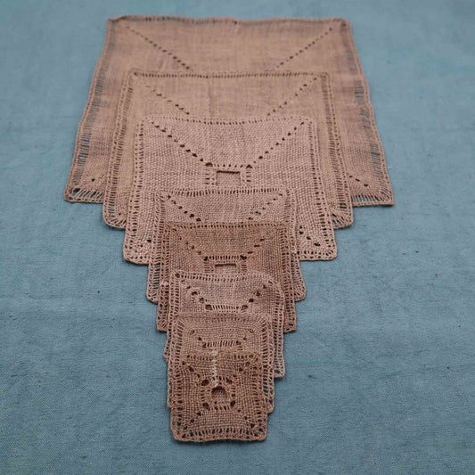 Insert Handmade Linen Lace - Bobbins&Needles